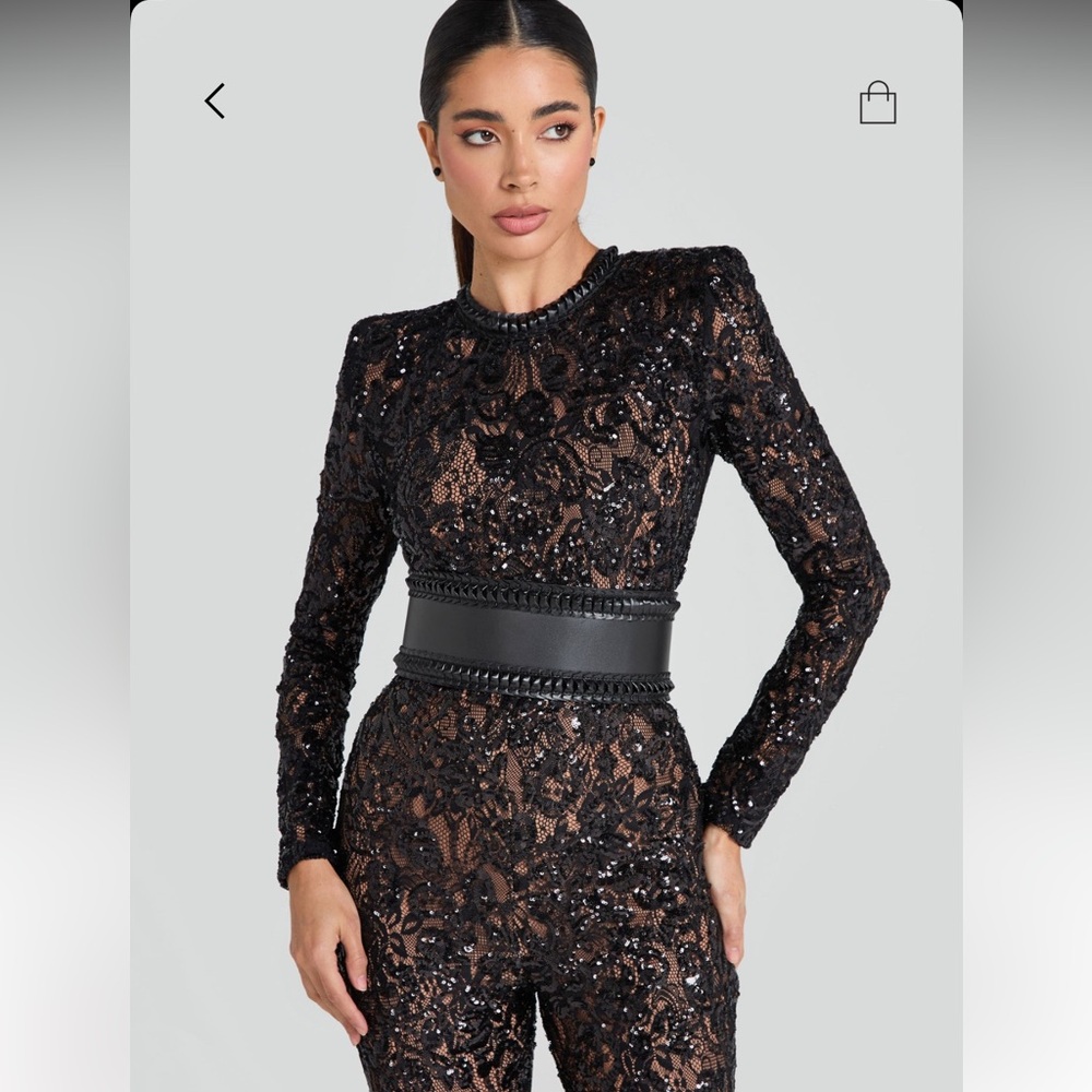 NWT Nadine Merabi Bella Jumpsuit Small - Picture 13 of 16